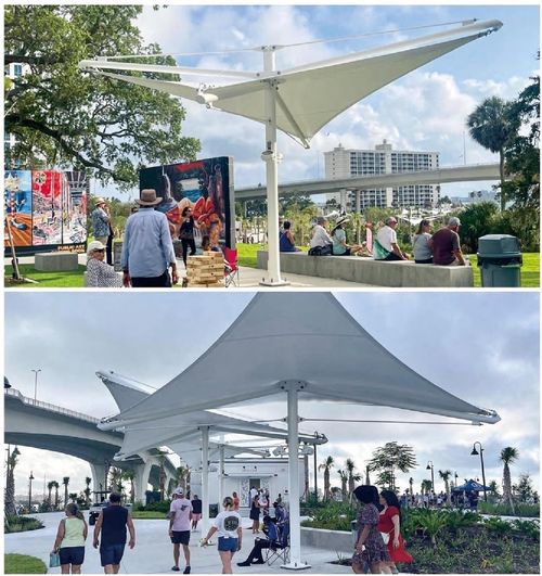 kasus perusahaan terbaru tentang Menggunakan kualitas premium kuat arsitektur-kelas struktur bayangan membengkak dari parkir mobil, kami memasang sekitar 15.000 meter persegi dari bayangan,Cukup untuk menutupi 850 tempat parkir di Premium Carpark dan Undercover jangka panjang parkir.