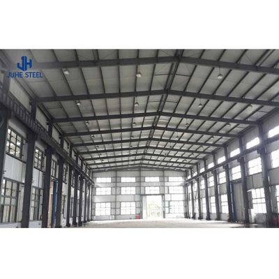 1000 Meter persegi Prefabrikasi Struktur baja siap pakai Gedung gudang untuk pabrik makanan