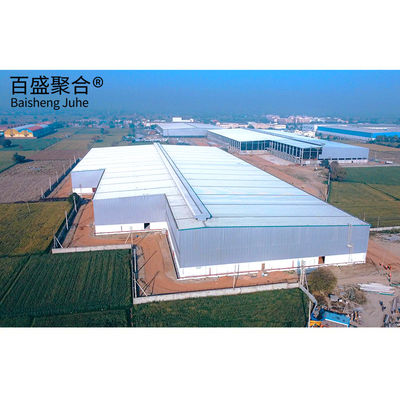 Struktur Baja Murah Pre Engineering Warehouse Workshop Prefab Industri Bangunan Baja Prefabrikasi