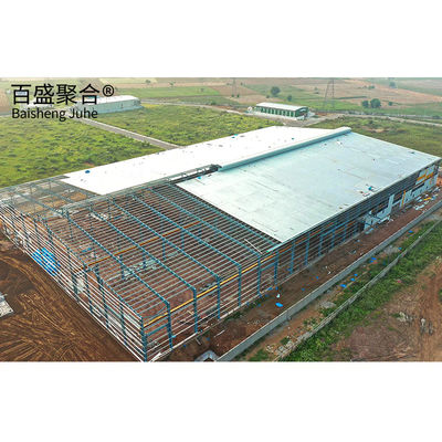 Struktur Baja Murah Pre Engineering Warehouse Workshop Prefab Industri Bangunan Baja Prefabrikasi