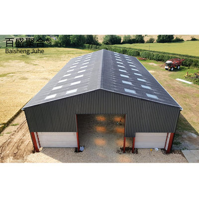 Long Span Babi Ladang Gudang Struktur Prefabrikasi Indoor Horse Riding Arena Barn Shed Rumah Hall Desain