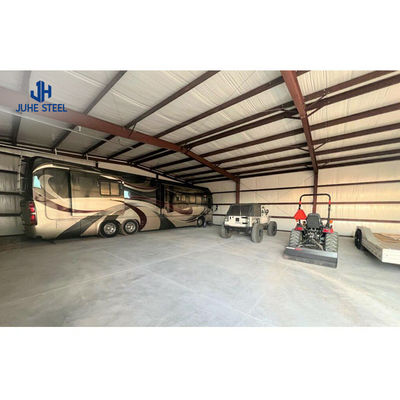 Safe Durable Steel Structure Cheap Prefab Warehouse Workshop Garage Hanger Shed Rumah tangga yang nyaman