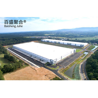 Struktur Prefabrikasi Panjang untuk Struktur Baja Lokakarya Gudang Hangar Rumah