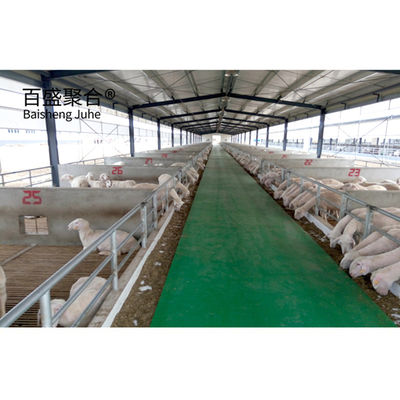 Prefabricated Barn untuk Sapi Kuda Kambing dan Domba Struktur Baja Bangunan Cepat