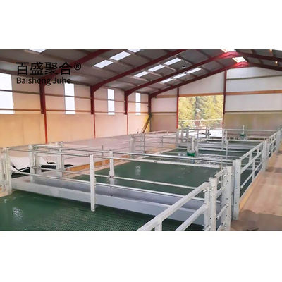 Prefabricated Barn untuk Sapi Kuda Kambing dan Domba Struktur Baja Bangunan Cepat