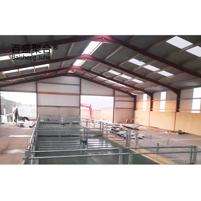 Struktur baja bersertifikat ISO9001 2008/CE/BV untuk peternakan unggas dan kambing yang diproduksi