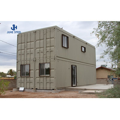 Hotel Flat Pack Container House Prefab 20ft Mobile Foldable Slide Out Struktur Baja