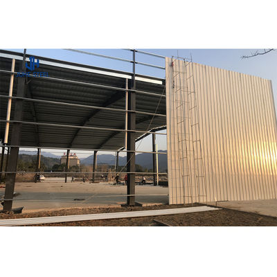 Bangunan Prefab Konstruksi Struktur Baja gudang bengkel Hangar gudang bengkel