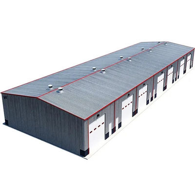 Customization Size Metal Steel Frame Workshop untuk konstruksi struktural ringan industri