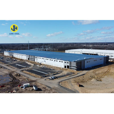 Customization Size Metal Steel Frame Workshop untuk konstruksi struktural ringan industri