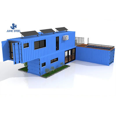 Highly Movable 40ft Container Coffee Shop dengan Aluminium Window dan Sistem Hidraulik
