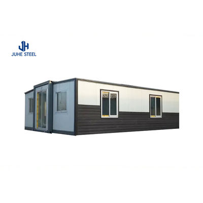 20 ft Rumah Pre Fab Rumah Kontainer Rumah yang dapat diperluas dengan fitur desain yang dapat disesuaikan