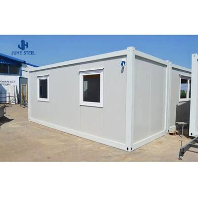 20 ft Rumah Pre Fab Rumah Kontainer Rumah yang dapat diperluas dengan fitur desain yang dapat disesuaikan