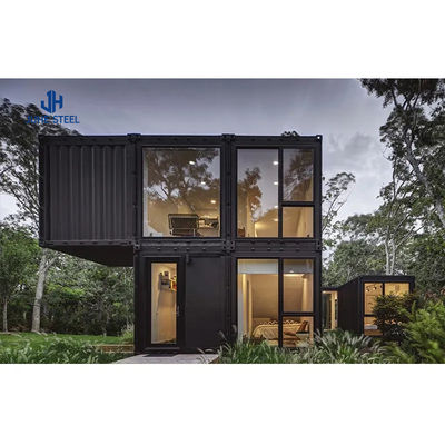 20 ft Rumah Pre Fab Rumah Kontainer Rumah yang dapat diperluas dengan fitur desain yang dapat disesuaikan