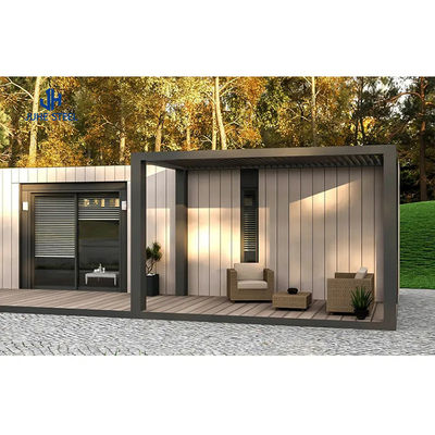 20 ft Rumah Pre Fab Rumah Kontainer Rumah yang dapat diperluas dengan fitur desain yang dapat disesuaikan