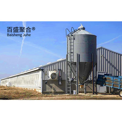 Pintu geser dan panel sandwich atap pilihan yang ideal untuk 1000 Sows Pig Farm House