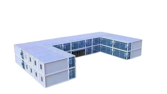 Hotel Berwarna Disesuaikan Nenek Flat Pack Prefabrikasi Rumah Kontainer Harga