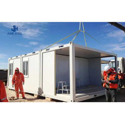 Kontainer Bangunan Cepat yang Bisa Dipisahkan Kantor Kamp Kontainer Prefab Rumah dengan Desain Modular