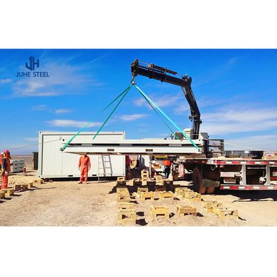 Kontainer Bangunan Cepat yang Bisa Dipisahkan Kantor Kamp Kontainer Prefab Rumah dengan Desain Modular