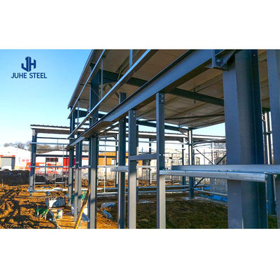 Q235/Q235B/Q355/Q355B Steel Grade Prefab Hotel Building Construction for Commercial Pengerjaan