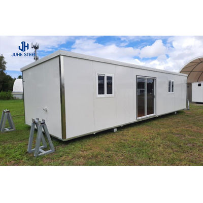 Steel Chassis 18mm MGO papan 15mm lantai vinil 20ft 40ft Pre-Manufaktur Kontainer House