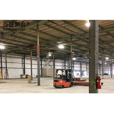 100 Ton Cold Storage Konstruksi untuk Struktur Baja Lokakarya Gudang Hangar Rumah
