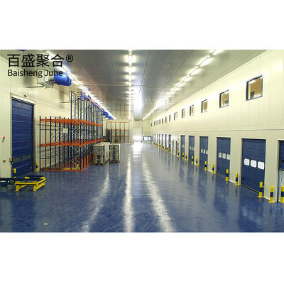 100 Ton Cold Storage Konstruksi untuk Struktur Baja Lokakarya Gudang Hangar Rumah