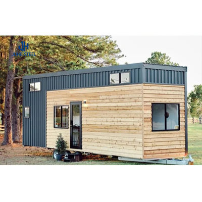 Rumah Kontainer Prefab dengan Balok Baja H-Bentuk Padat dan Pintu Panel Sandwich