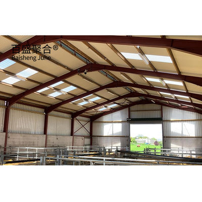 Hot Dip Galvanized/Paint Spraying Steel Structure House for Poultry and Efficiency Rumah untuk unggas dan efisiensi