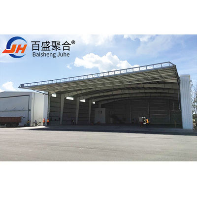 ISO9001 2008/CE/BV Sertifikasi Struktur Baja Hangar Untuk Jet Komersial Dan Pribadi