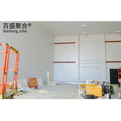 Prefab Workshop Cold Storage Warehouse Konstruksi dengan C/Z Galvanized Steel Purling