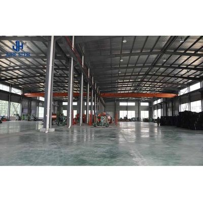 Solid H-bentuk Baja Balok Quick Build Prefab Metal Industrial Building Frame untuk Hangar
