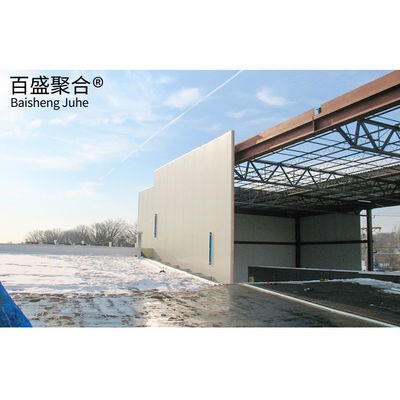 Prefab Workshop Cold Storage Warehouse Konstruksi dengan C/Z Galvanized Steel Purling