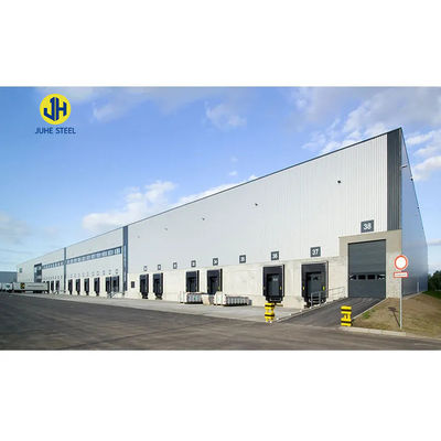 ISO9001 2008/CE/BV Bersertifikat Gedung Kantor Struktur Baja Prefabrikasi Dua Lantai