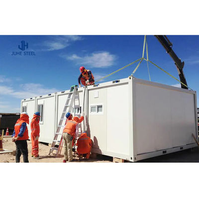 Rumah Kontainer yang Murah dan Modern dengan Panel Sandwich EPS 50/75mm / Dinding Wol Batu