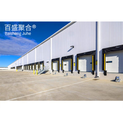 Pintu Rolling Galvanized Struktur Baja Prefabrikasi Gudang Gedung Cold Storage
