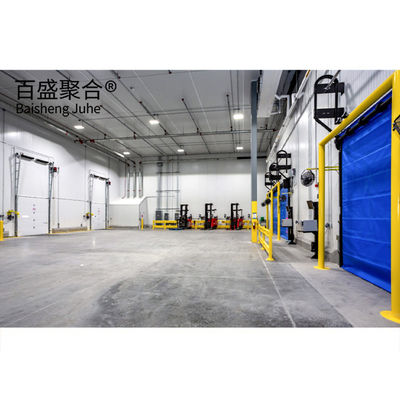 Pintu Rolling Galvanized Struktur Baja Prefabrikasi Gudang Gedung Cold Storage