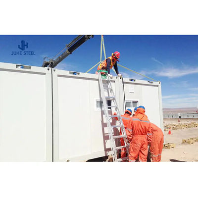 Rumah Kontainer Modular dengan Jendela Aluminium Desain Lipat dan Portable Cina