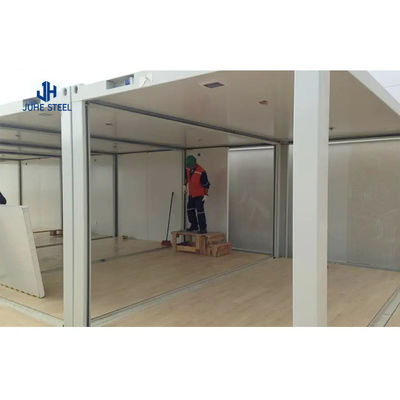 Rumah Kontainer Modular dengan Jendela Aluminium Desain Lipat dan Portable Cina