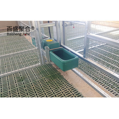 Hot Dip Galvanized Prefab Baja Sapi Barn Sapi Peternakan Sapi dengan dan Efisiensi
