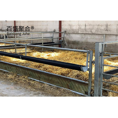 Hot Dip Galvanized Prefab Baja Sapi Barn Sapi Peternakan Sapi dengan dan Efisiensi