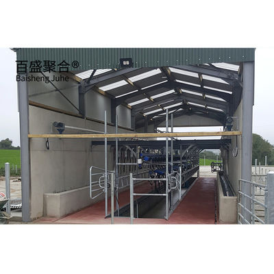 ISO9001 2008/CE/BV Sertifikat Sarang Sapi Prefabrikasi untuk Perundingan Kambing Domba dan Lembu