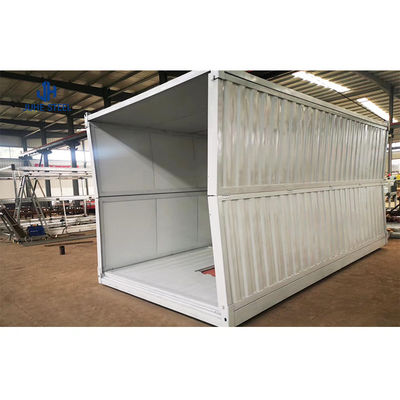 Desain Modern 20FT 2 Kamar Tidur Rumah Kontainer Prefabrikasi Mewah Dengan Kamar Mandi Lengkap