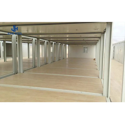 Desain Modern 20FT 2 Kamar Tidur Rumah Kontainer Prefabrikasi Mewah Dengan Kamar Mandi Lengkap