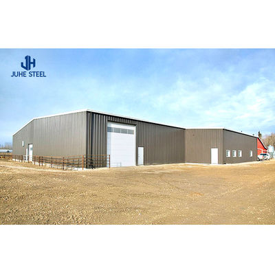 Gudang Struktural Baja Modular dengan Kerangka Utama Bentuk H Padat Standar ASTM