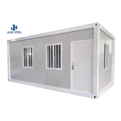 Rumah Kontainer Prefabrikasi dengan Sasis Baja 18mm Papan MGO 15mm Lantai Vinyl