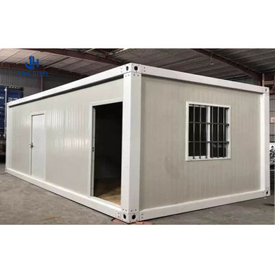 Rumah Kontainer Prefabrikasi dengan Sasis Baja 18mm Papan MGO 15mm Lantai Vinyl