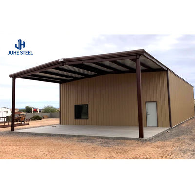ASTM Standard Paint Finish Prefab Steel Structure Warehouse untuk Industri dan Penjualan