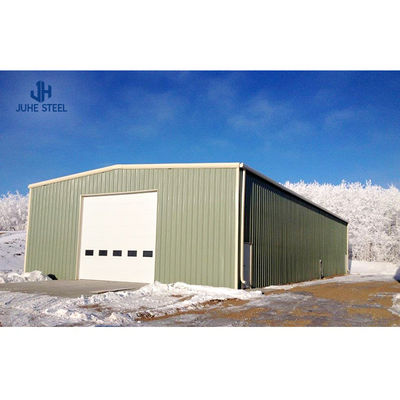 ASTM Standard Paint Finish Prefab Steel Structure Warehouse untuk Industri dan Penjualan