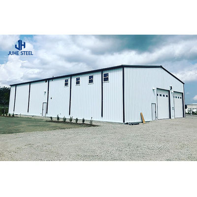 ASTM Standard Paint Finish Prefab Steel Structure Warehouse untuk Industri dan Penjualan